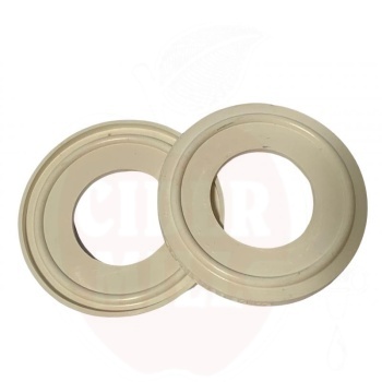 Sandariklis DIN 32676 D50,5 mm jungties, NBR baltas platus