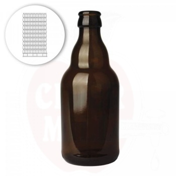 Pudel 330ml/254g Steinie 26mm, 2640tk