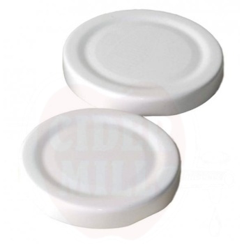 Metallkork 48mm valge, 100tk