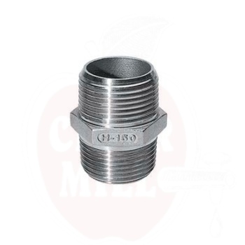 Nippel 1/2" roostevaba AISI316, välikeere