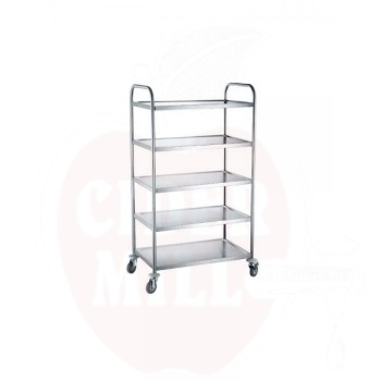 Serving trolley with 5 shelves, HENDI, 905x585x(H)1545mm