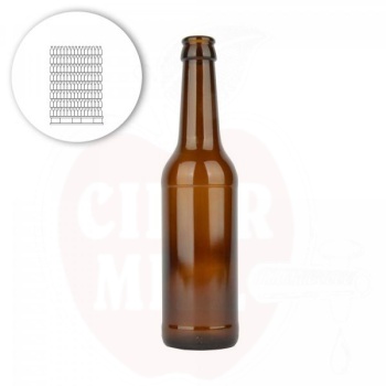 Pudel 330ml/300g Longneck 26mm, 2888tk/alus