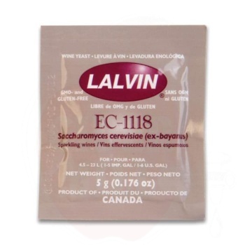 Veinipärm Lalvin EC 1118 5g universaalne. Säilivus 11.2027