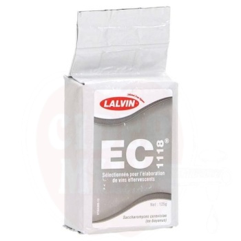 Vyno mielės Lalvin EC 1118 125g universalios. Galioja iki 10.2027