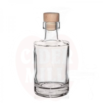 Stiklinis butelis Aventura 200 ml skaidrus, 10vnt