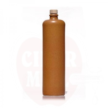 Keraminis butelis 1000 ml, rudas