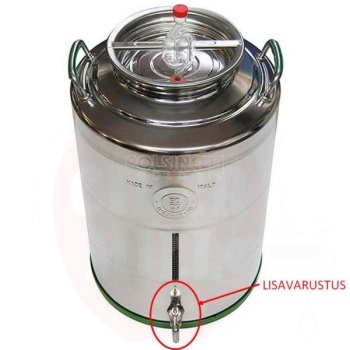 Kääritusmahuti 50 L, roostevaba
