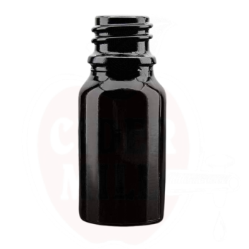 Apteek stiklinis buteliukas 10ml tamsus/violetinis 18mm kamšteliui