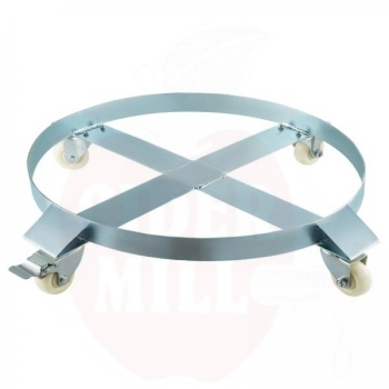 Barrel bottom with wheels D50,8xH16,5cm