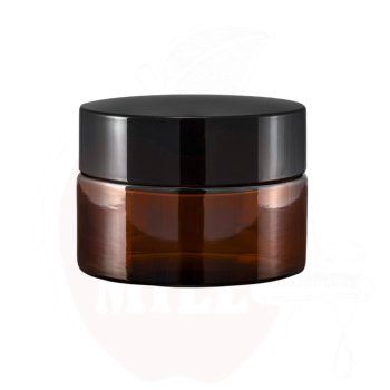 Stiklinis indelis 15ml, rudas su dangteliu