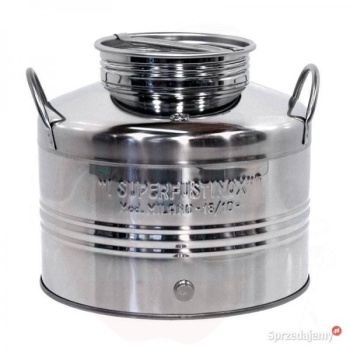 Sstainless steel barrel 15l, TIG welded