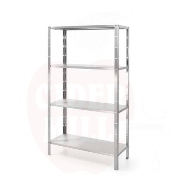 Storage rack with 4 full shelves – bolted, HENDI, Kitchen Line, 1000x400x(H)1800mm