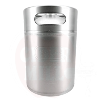 Bierfass 5L tragbar, Edelstahl