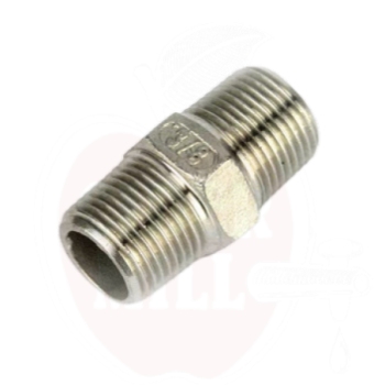 Nipelis 3/8" BSP, nerūdijančio plieno