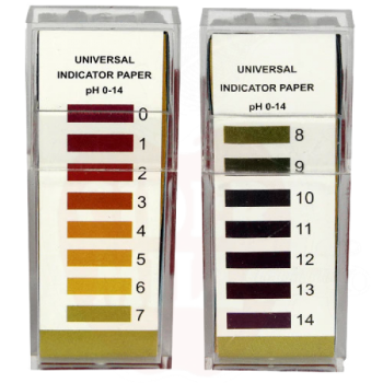 pH testo rinkinys (0-14pH), 100 juostelių