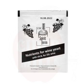 Mielių maistinė medžiaga 10g/25L SpiritFerm su B vitaminais, galioja iki 04.09.2027