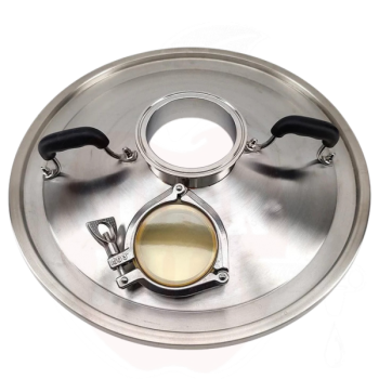 Alaus gaminimo dangtis 65L Pro su 3" stebėjimo stiklu