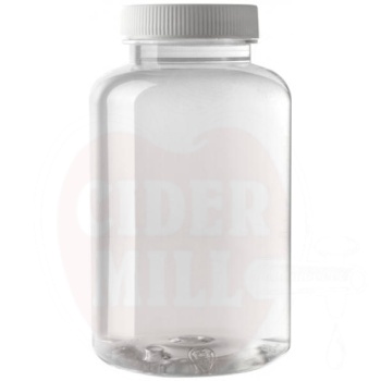 Plastpudel 225ml, ümar valge, 2760tk/alus