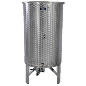 INOX wine tank 600 l-3 valves