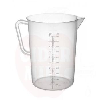 measuring jug polypropylene graduated 5000 ml