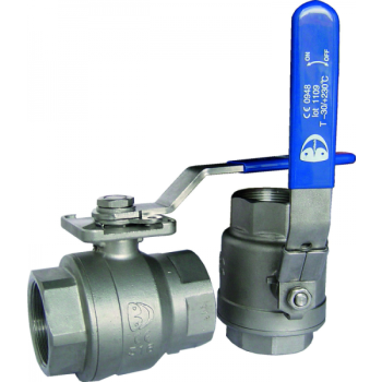 Ball valve 11/2 Stainless AIS 316