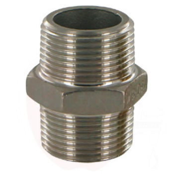 Nippeli 11/2 x 11/4", ruostumaton