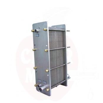 Heat exchanger Milky 19-elements 2750l/h+900l/h, shelf-cleaning