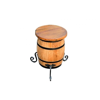 Oak barrel chair 48x35cm