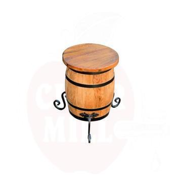 Oak barrel chair 48x35cm