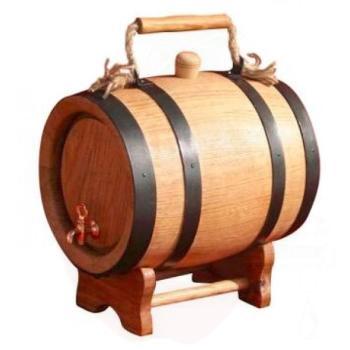 barrel 5l with handle, black rims +medium roast