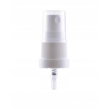 Micro sprayer white with cap PP natural; dia 18/415; tube length 115mm