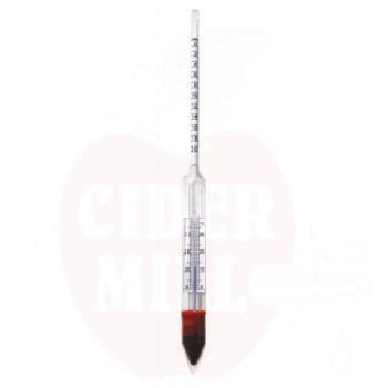 beer hydrometer hobby 0-20% extract +thermometer