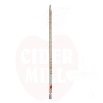 measuring pipette graduated 25 ml : 1/10