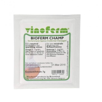 dried wine yeast Bioferm Champ 7g