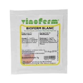 dried wine yeast Bioferm Blanc 7 g