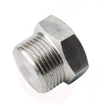 plug threaded 1/2 SS