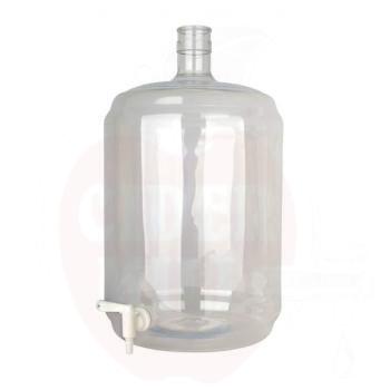 Carboy PET 23 litres with tap 5/16-7/16