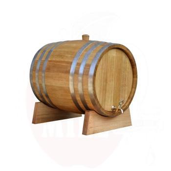 Oak barrel 100l alcohol/wine, with a base and a valve