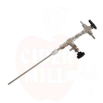 Manual stainless steel counter pressure filler