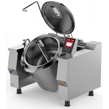 BASKETT - PRIEM_V1 - INDIRECT TITLING PANS WITH MIXER, ELECTRIC TYPE "FIREX TOUCH CONTROL"
