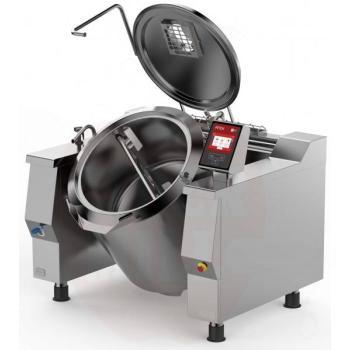 BASKETT - PRIEM_V1 - INDIRECT TITLING PANS WITH MIXER, ELECTRIC TYPE "FIREX TOUCH CONTROL"