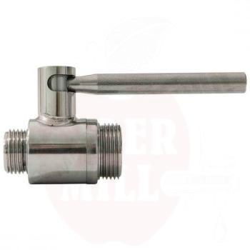 Kuulkraan 1/2"x3/4" VK, roostevaba