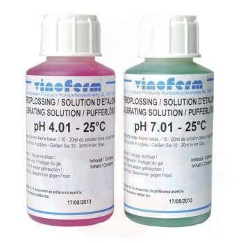 Calibration solution for pH, set of 2 x 100 ml