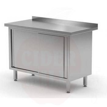 Laud 1200x600x850mm roostevaba, kapiga