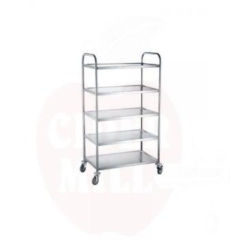 Serving trolley with 5 shelves 910x590x(H)1560