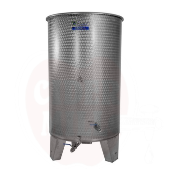 INOX wine tank 3300 l-3 valves