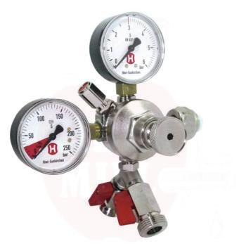 CO2-regulator 3 bar with 2 outputs