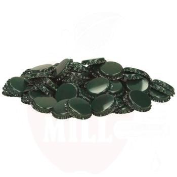 Crown corks 26 mm green 1,000 pcs