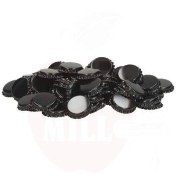 Crown corks 26 mm black 1,000 pcs