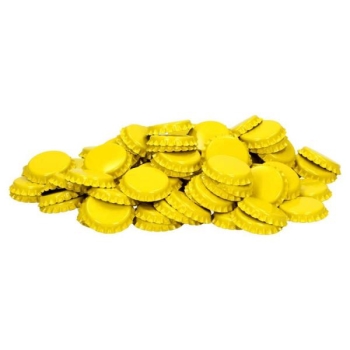 Crown corks 26 mm yellow 1,000 pcs